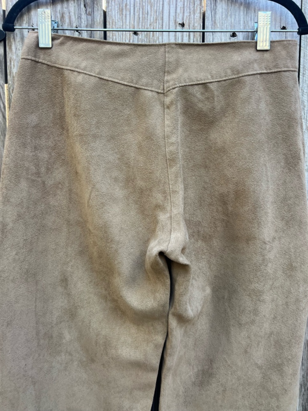 ROCKIES Vintage Tan Beige Suede like Pants High Rise Women’s 27 5 Long - Picture 8 of 9